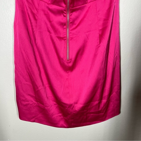 NWT Bardot Women’s Trinity Corset Mini Dress In Deep Pink Size Large - Picture 8 of 12